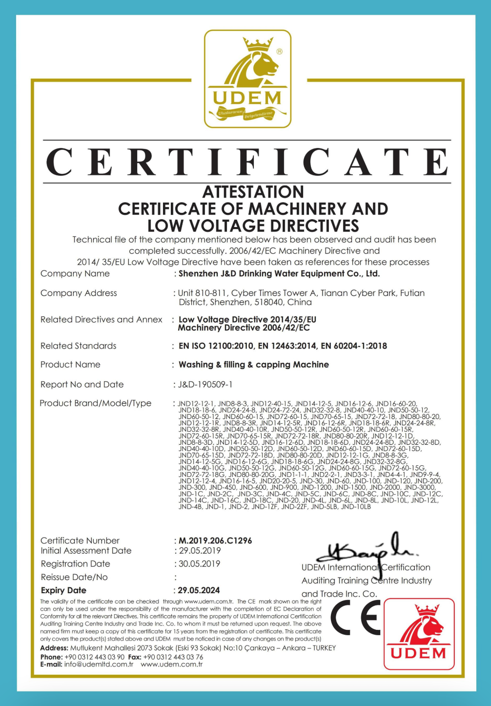 washing&filling&capping machine